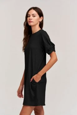 Velvet By Graham & Spencer KESHA PUFF SLEEVE DRESS
