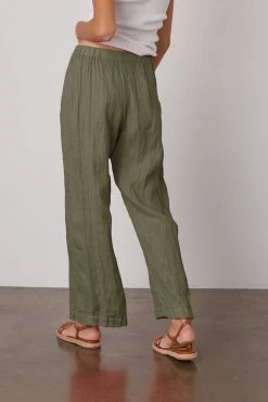Velvet By Graham & Spencer Womens LOLA LINEN PANT