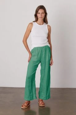 Velvet By Graham & Spencer Womens LOLA LINEN PANT