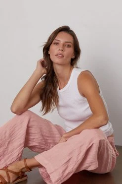 Velvet By Graham & Spencer Womens LOLA LINEN PANT