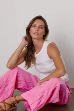 Velvet By Graham & Spencer Womens LOLA LINEN PANT