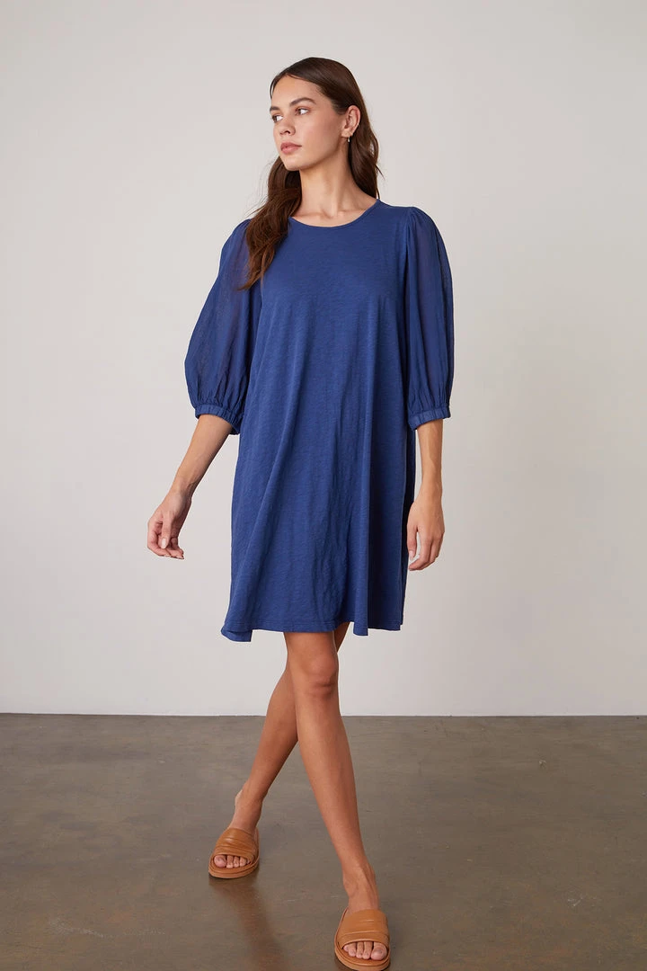 Velvet By Graham & Spencer ALEXIS PUFF SLEEVE DRESS 2 Velvet By Graham & Spencer ALEXIS PUFF SLEEVE DRESS