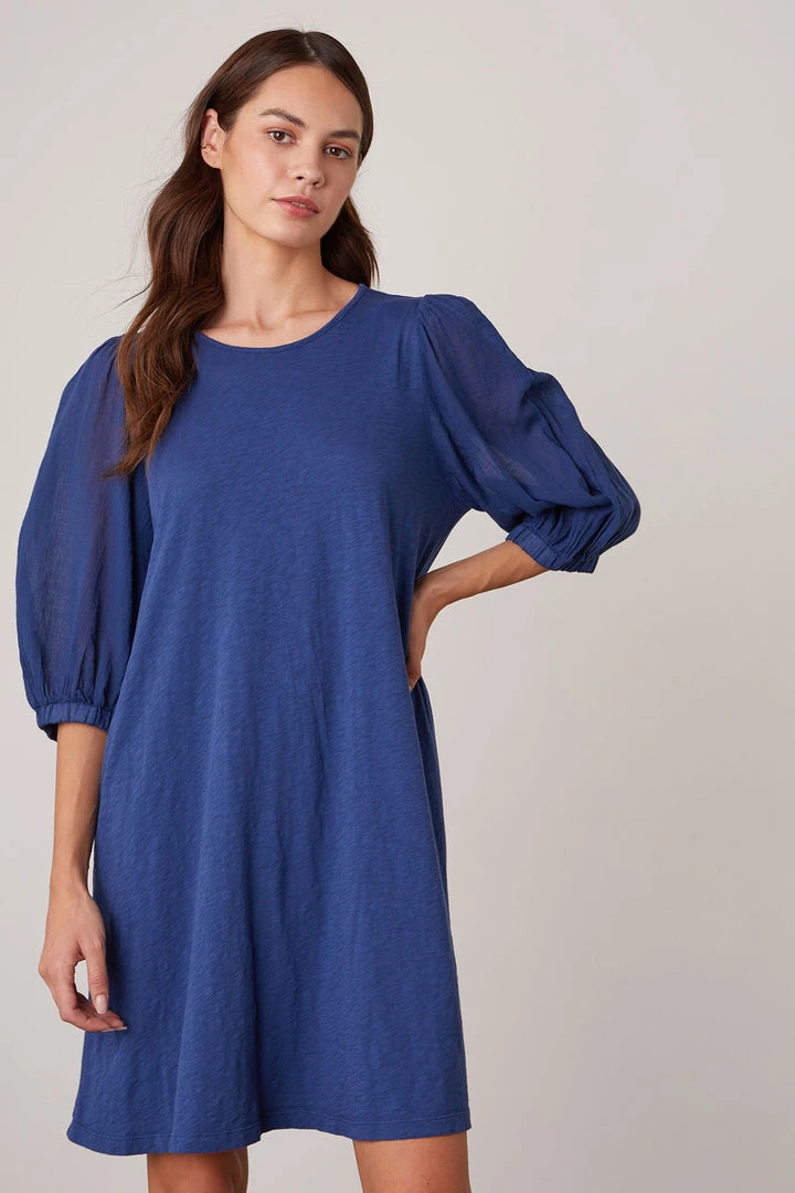 Velvet By Graham & Spencer ALEXIS PUFF SLEEVE DRESS 4 Velvet By Graham & Spencer ALEXIS PUFF SLEEVE DRESS