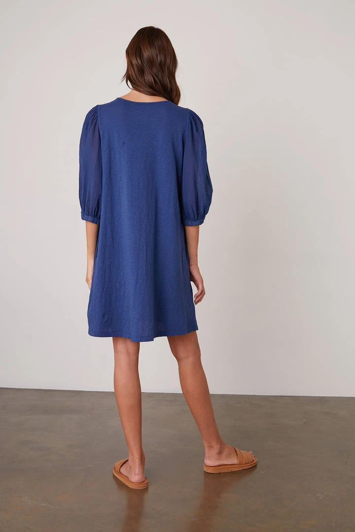 Velvet By Graham & Spencer ALEXIS PUFF SLEEVE DRESS 3 Velvet By Graham & Spencer ALEXIS PUFF SLEEVE DRESS