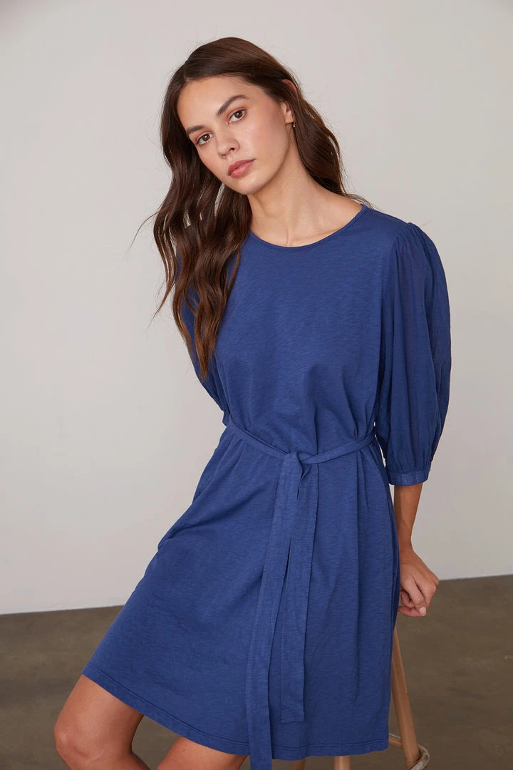 Velvet By Graham & Spencer ALEXIS PUFF SLEEVE DRESS 1 Velvet By Graham & Spencer ALEXIS PUFF SLEEVE DRESS