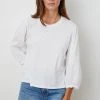 Velvet By Graham & Spencer Womens MARIEL PUFF SLEEVE TEE