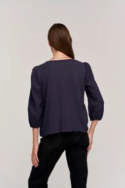 Velvet By Graham & Spencer REEBA COTTON CONTRAST TEE Womens 16 Velvet By Graham & Spencer REEBA COTTON CONTRAST TEE Womens