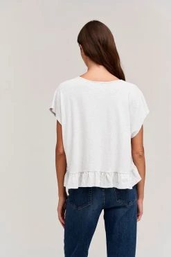 Velvet By Graham & Spencer Womens RHYE V-NECK TEE