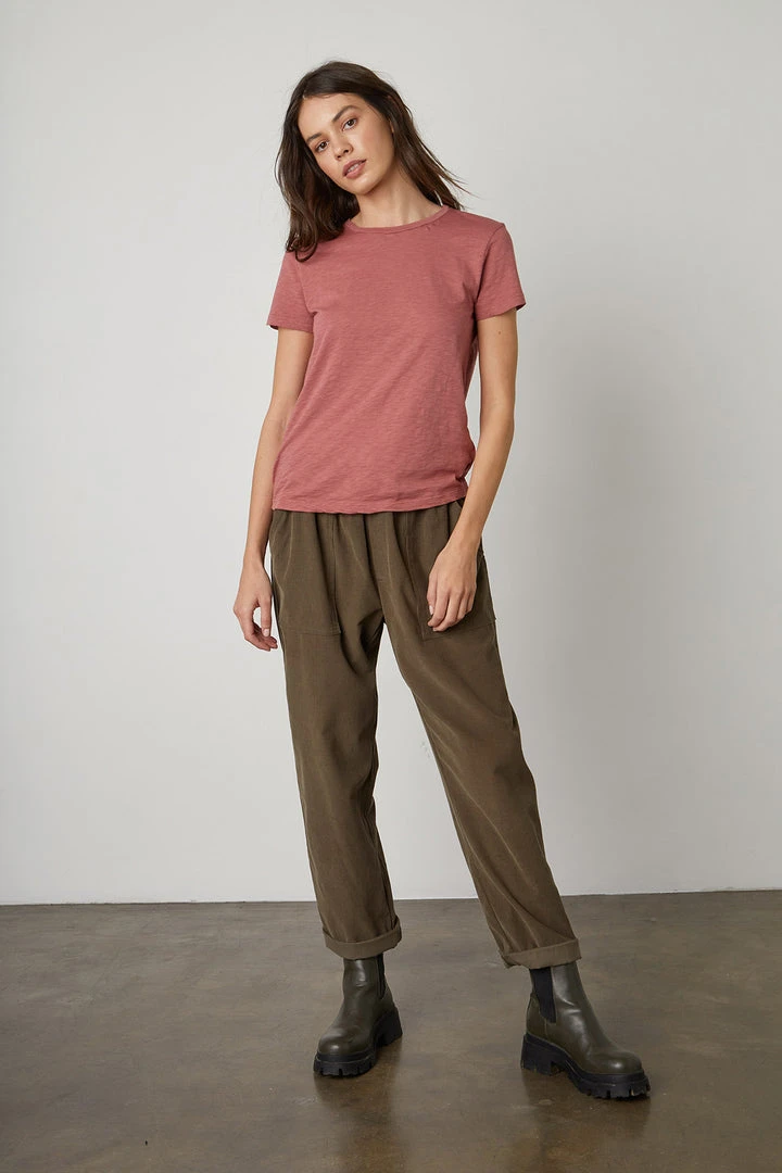 Velvet By Graham & Spencer SIERRA CREW NECK TEE Womens 2 Velvet By Graham & Spencer SIERRA CREW NECK TEE Womens