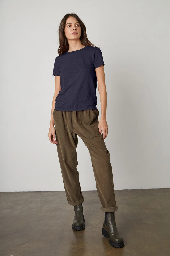 Velvet By Graham & Spencer SIERRA CREW NECK TEE Womens 7 Velvet By Graham & Spencer SIERRA CREW NECK TEE Womens