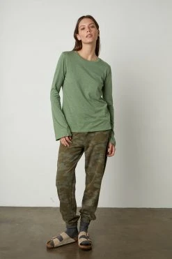 Velvet By Graham & Spencer SOFIA BELL SLEEVE TEE Womens