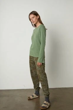 Velvet By Graham & Spencer SOFIA BELL SLEEVE TEE Womens