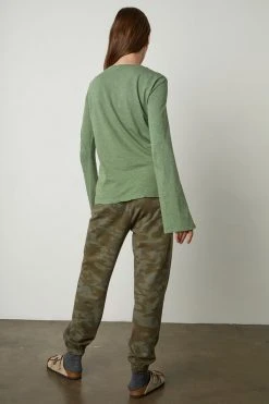 Velvet By Graham & Spencer SOFIA BELL SLEEVE TEE Womens