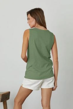Velvet By Graham & Spencer TAURUS COTTON SLUB TANK