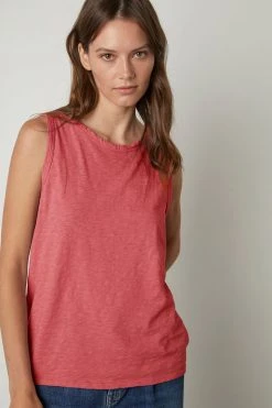 Velvet By Graham & Spencer TAURUS COTTON SLUB TANK