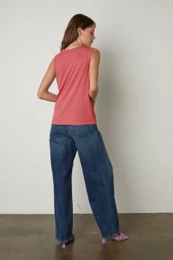 Velvet By Graham & Spencer TAURUS COTTON SLUB TANK