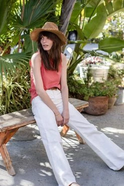 Velvet By Graham & Spencer TAURUS COTTON SLUB TANK