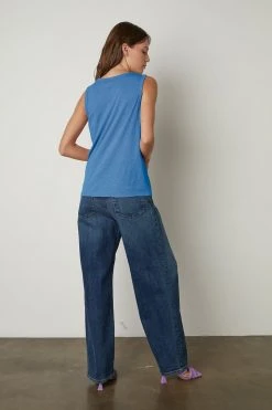 Velvet By Graham & Spencer TAURUS COTTON SLUB TANK