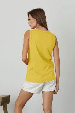 Velvet By Graham & Spencer TAURUS COTTON SLUB TANK
