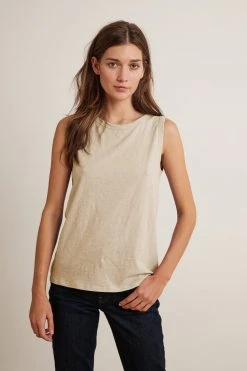 Velvet By Graham & Spencer Womens TAURUS COTTON SLUB TANK
