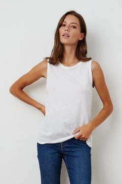 Velvet By Graham & Spencer TAURUS COTTON SLUB TANK