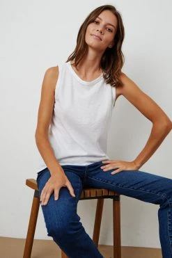 Velvet By Graham & Spencer TAURUS COTTON SLUB TANK