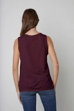 Velvet By Graham & Spencer TAURUS COTTON SLUB TANK Womens