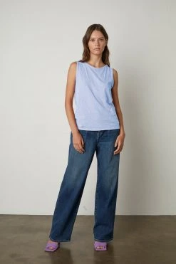 Velvet By Graham & Spencer TAURUS COTTON SLUB TANK