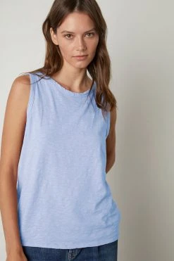 Velvet By Graham & Spencer TAURUS COTTON SLUB TANK