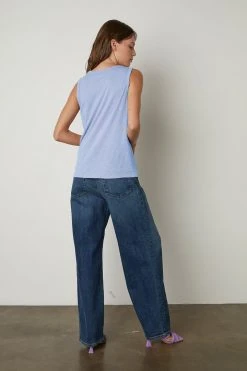 Velvet By Graham & Spencer TAURUS COTTON SLUB TANK