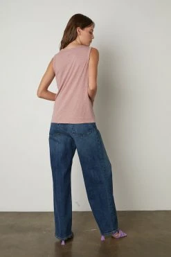 Velvet By Graham & Spencer TAURUS COTTON SLUB TANK