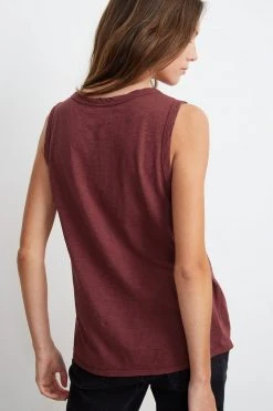 Velvet By Graham & Spencer Womens TAURUS COTTON SLUB TANK