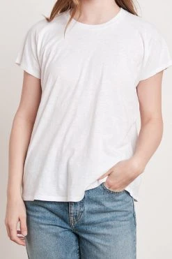 Velvet By Graham & Spencer TOOTSI CREW NECK TEE Womens