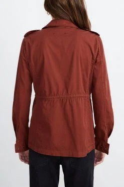 Velvet By Graham & Spencer RUBY LIGHT-WEIGHT ARMY JACKET