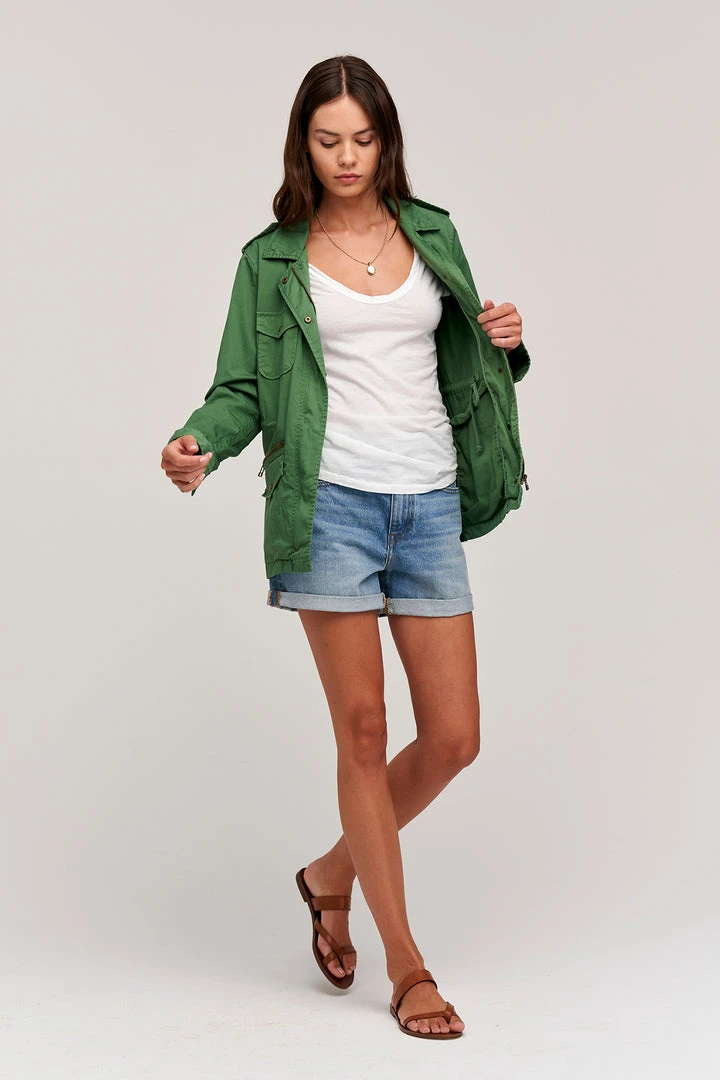 Velvet By Graham & Spencer RUBY LIGHT-WEIGHT ARMY JACKET Womens 15 Velvet By Graham & Spencer RUBY LIGHT-WEIGHT ARMY JACKET Womens