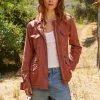 Velvet By Graham & Spencer RUBY LIGHT-WEIGHT ARMY JACKET Womens
