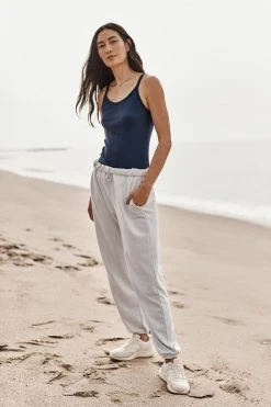 Velvet By Graham & Spencer Womens ALIZA RIBBED COTTON LAYERING TANK 50 Velvet By Graham & Spencer Womens ALIZA RIBBED COTTON LAYERING TANK