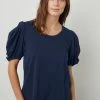 Velvet By Graham & Spencer Womens KIERA PUFF SLEEVE TEE