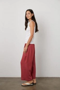 Velvet By Graham & Spencer Womens MAXIE RIBBED TANK TOP