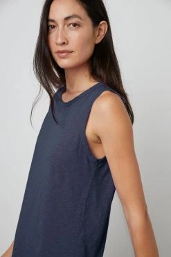 Velvet By Graham & Spencer Womens TAURUS COTTON SLUB TANK