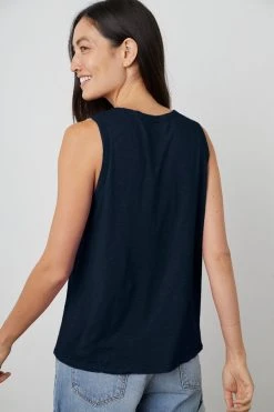 Velvet By Graham & Spencer TAURUS COTTON SLUB TANK