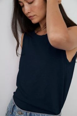 Velvet By Graham & Spencer TAURUS COTTON SLUB TANK