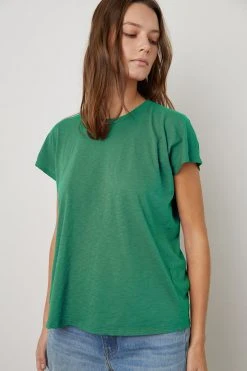 Velvet By Graham & Spencer TOOTSI CREW NECK TEE Womens