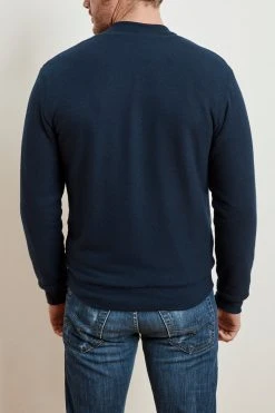 Velvet By Graham & Spencer Mens CABE COZY JERSEY BOMBER JACKET