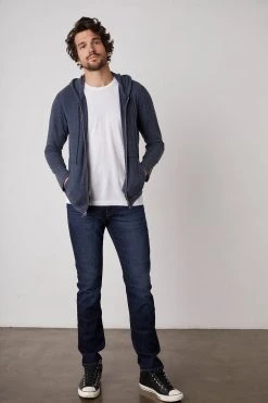 Velvet By Graham & Spencer LOUDON ZIP HOODIE