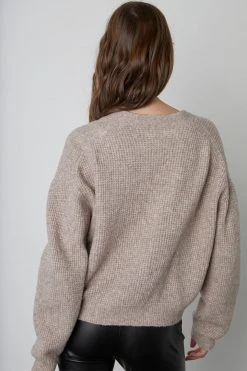 Velvet By Graham & Spencer MAGGIE BUTTON FRONT CARDIGAN Womens