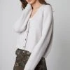 Velvet By Graham & Spencer MAGGIE BUTTON FRONT CARDIGAN Womens