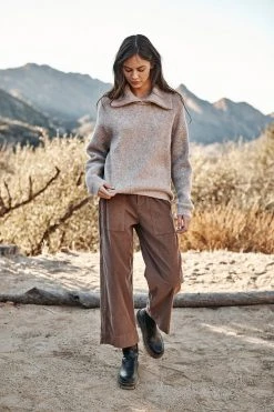 Velvet By Graham & Spencer VERA CORDUROY WIDE LEG PANT Womens