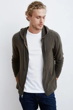 Velvet By Graham & Spencer LOUDON ZIP HOODIE