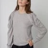 Velvet By Graham & Spencer Womens BIANCA PUFF SLEEVE TOP